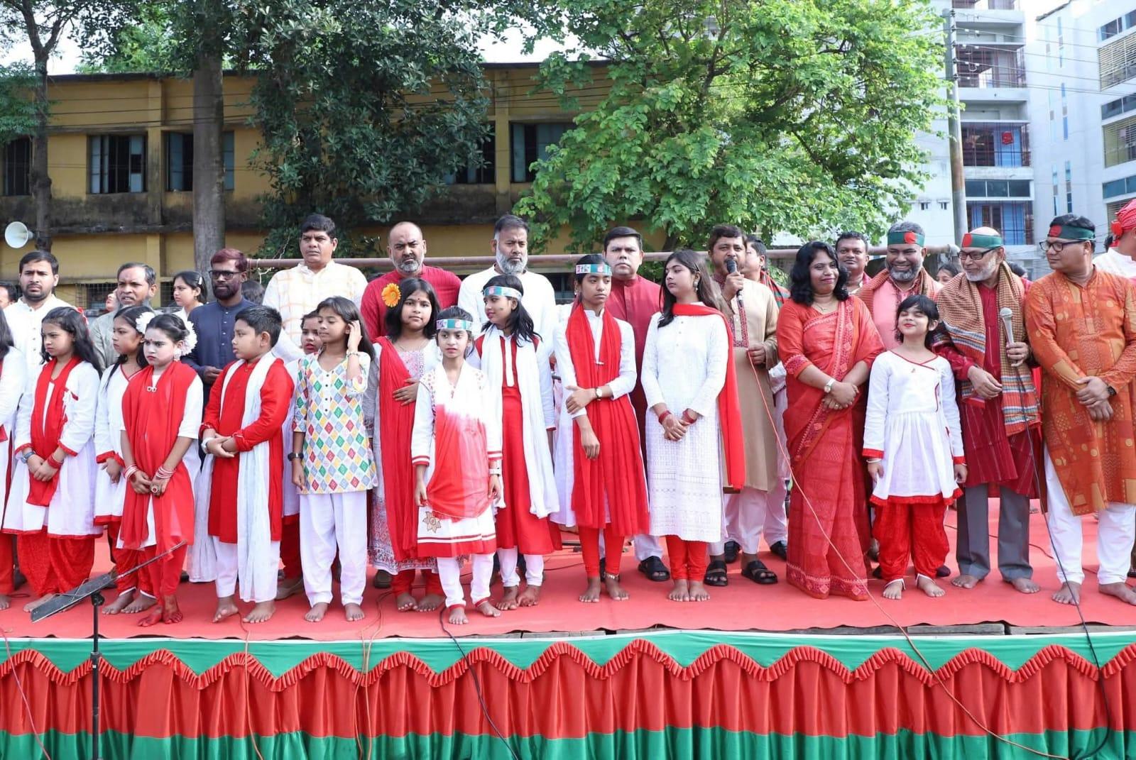 বর্ণাঢ্য আয়োজনে চুয়াডাঙ্গায় পহেলা বৈশাখ উদ্‌যাপন, আনন্দ শোভাযাত্রায় জনস্রোত।।